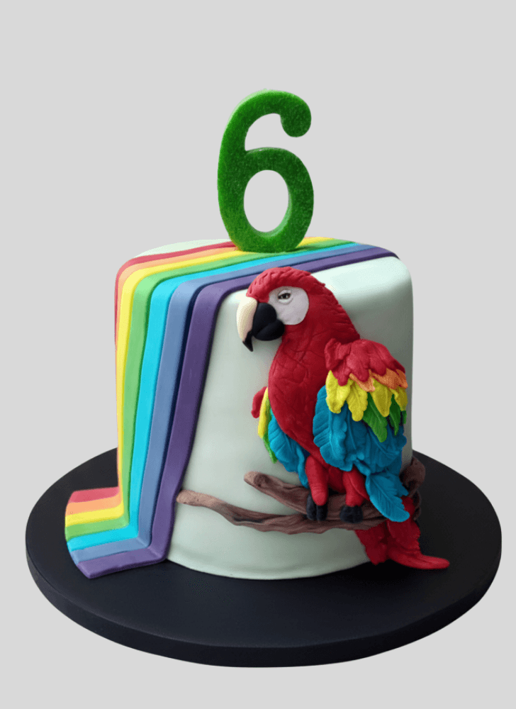 Classy Parrot Cake