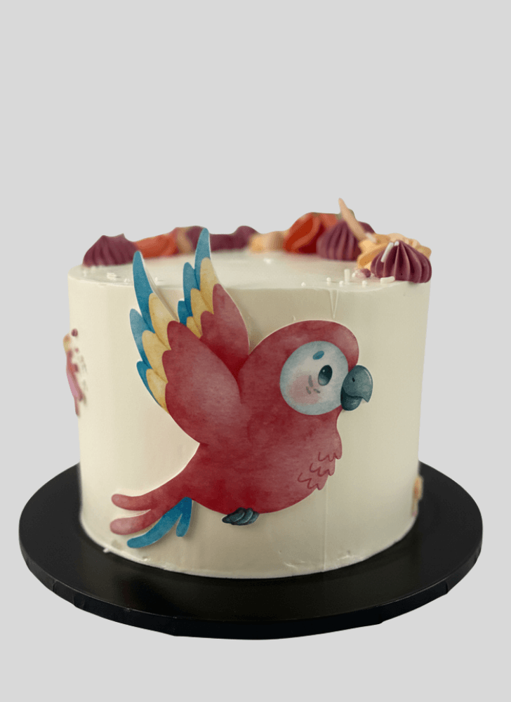 Enthralling Parrot Cake