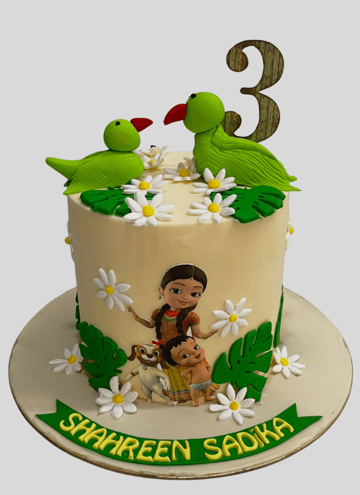 Inviting Parrot Cake