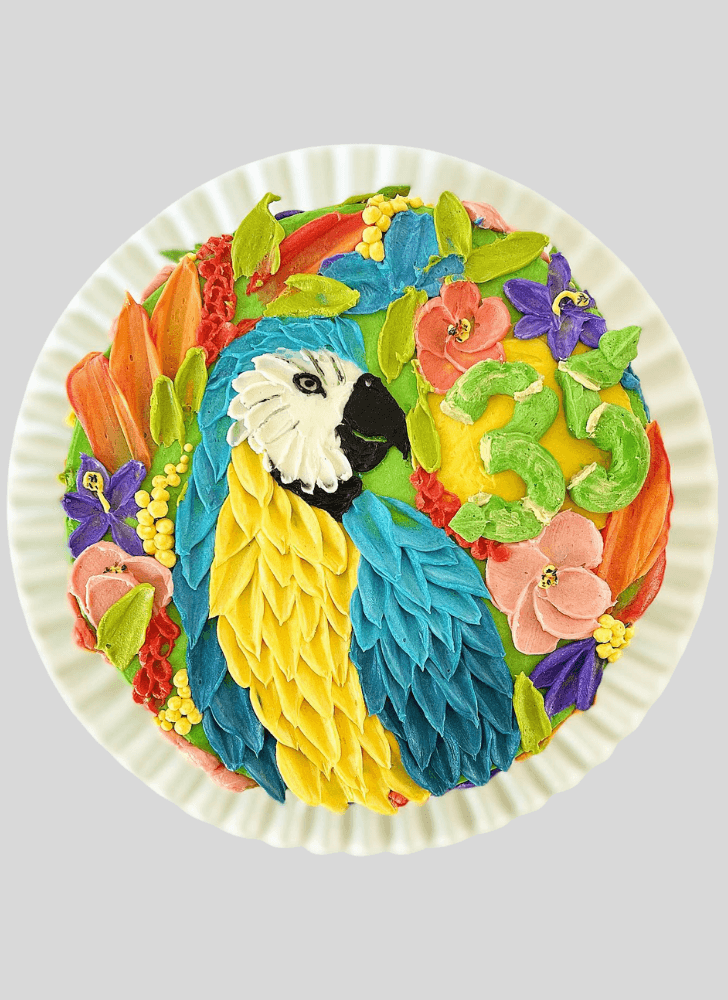 Shapely Parrot Cake