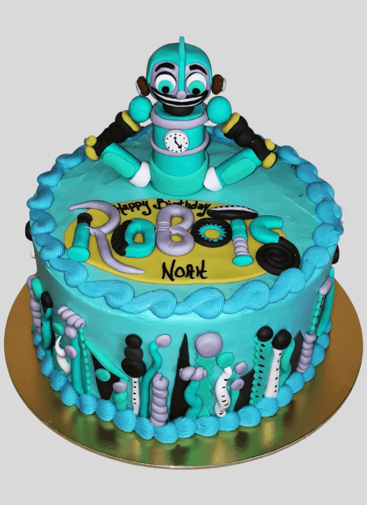 Bewitching Robots Cake