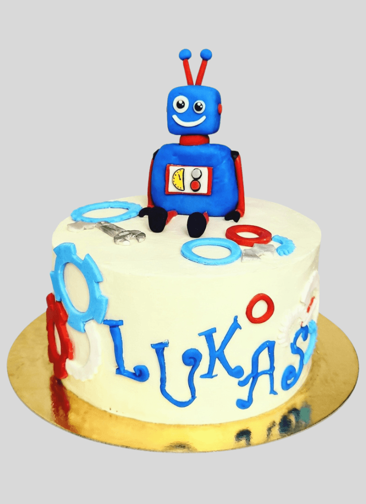 Captivating Robots Cake