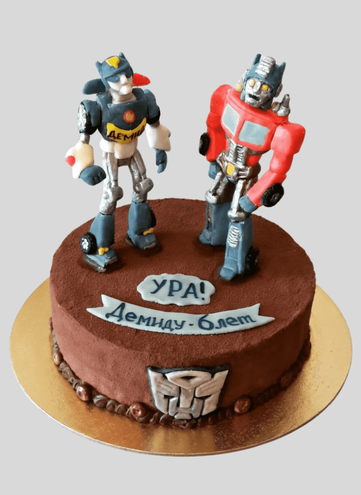 Charming Robots Cake