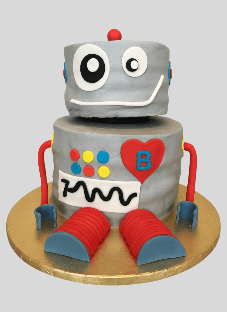 Dazzling Robots Cake