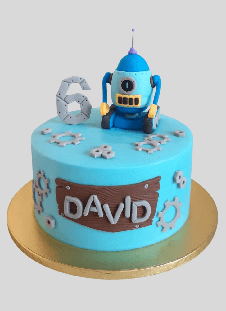 Divine Robots Cake