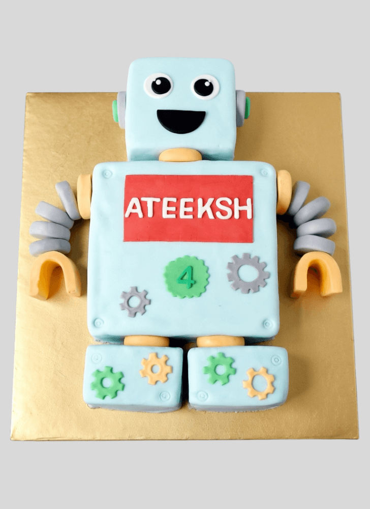 Fascinating Robots Cake