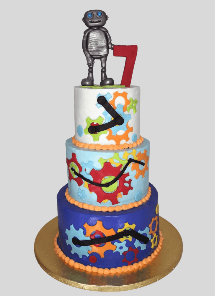 Good Looking Robots Cake