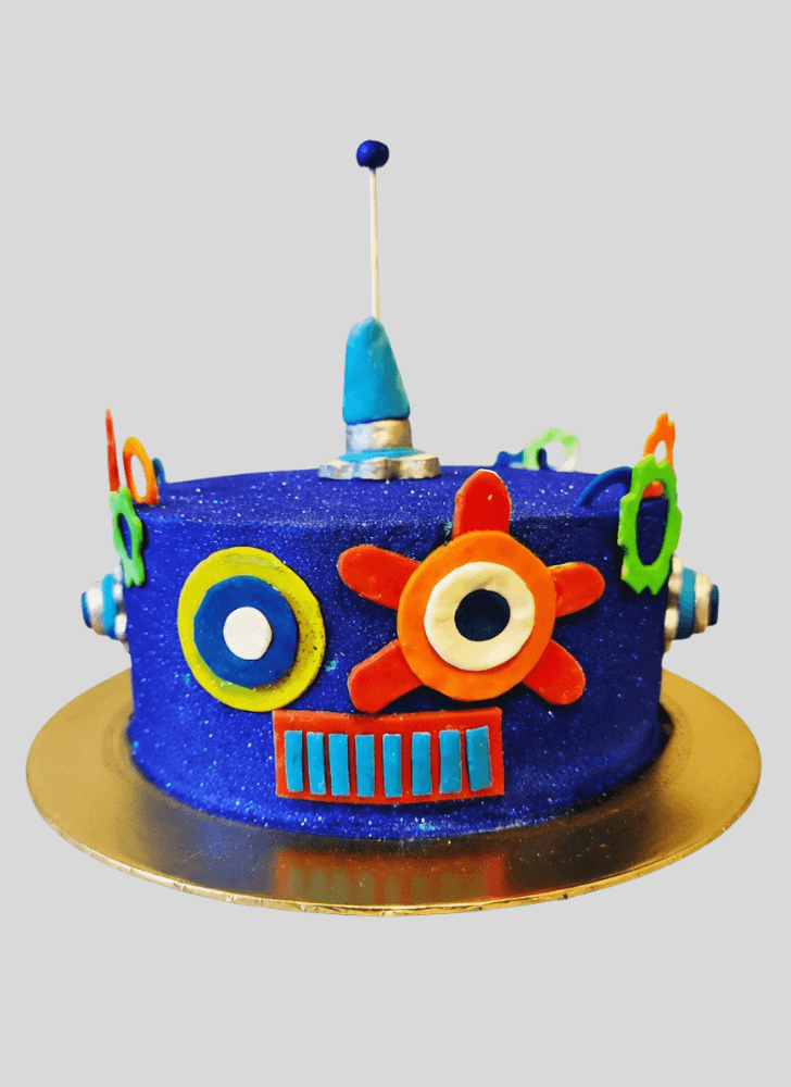 Magnetic Robots Cake