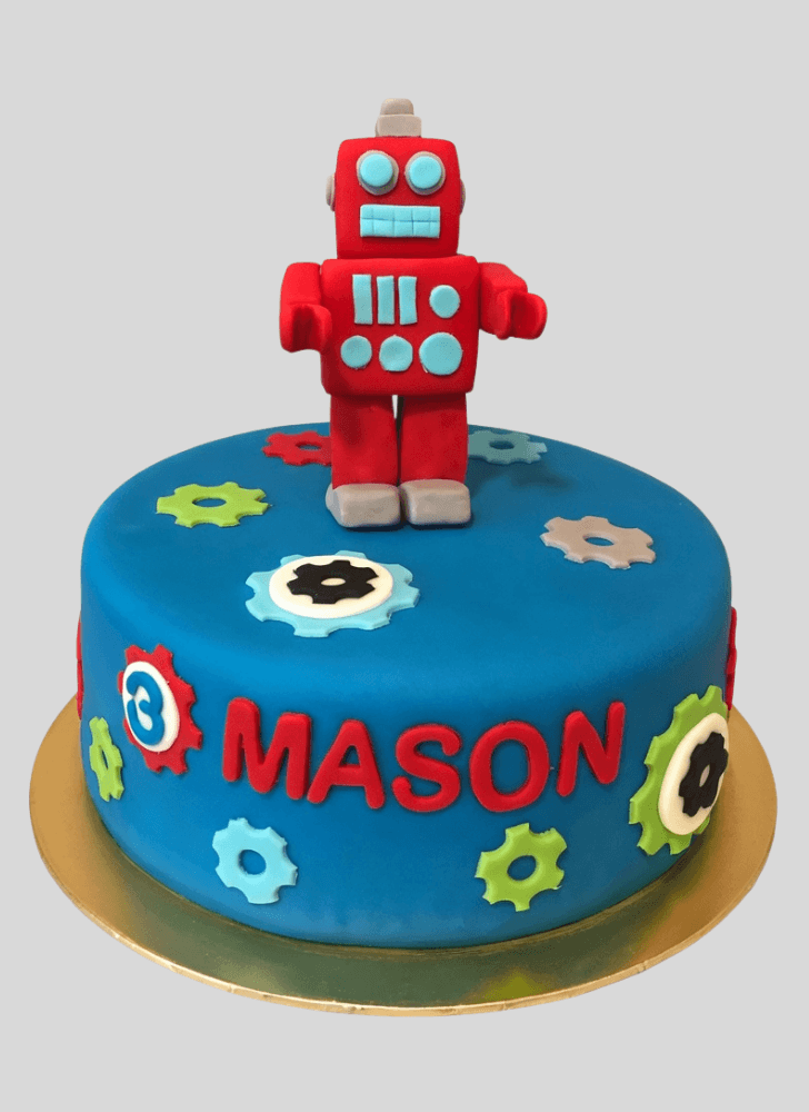 Marvelous Robots Cake