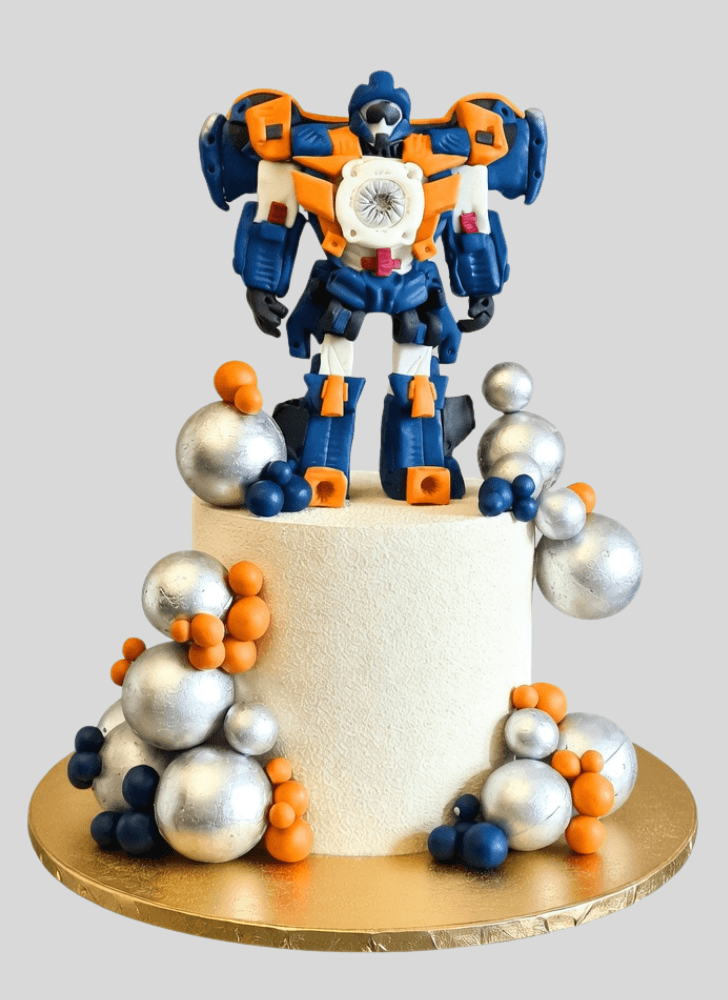 Mesmeric Robots Cake