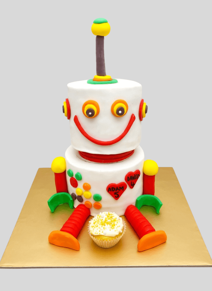 Pleasing Robots Cake