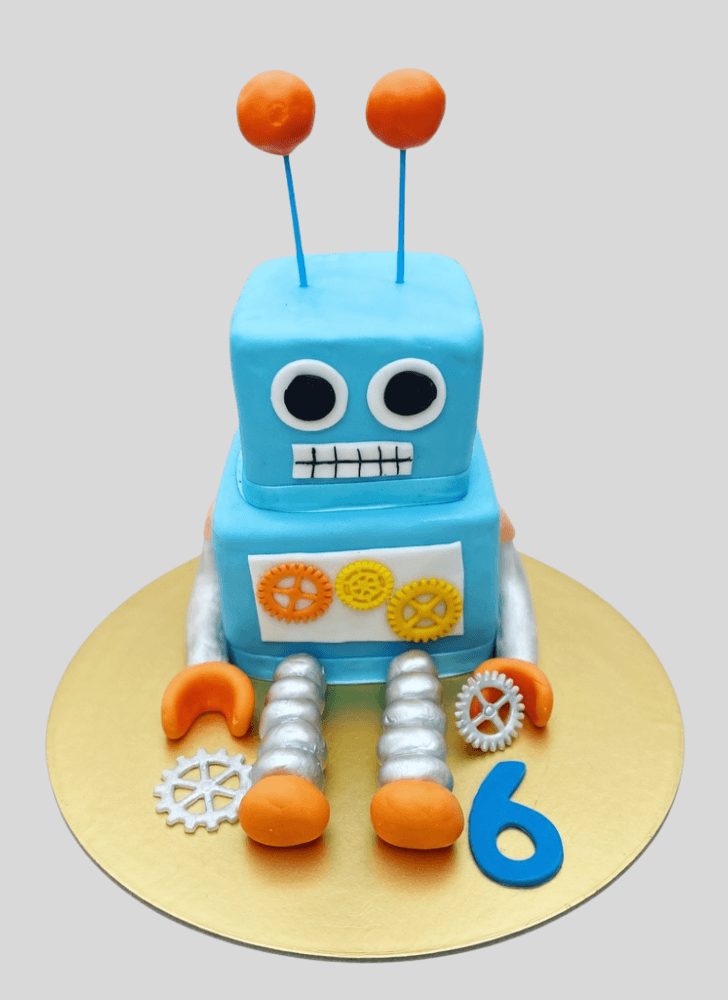 Stunning Robots Cake