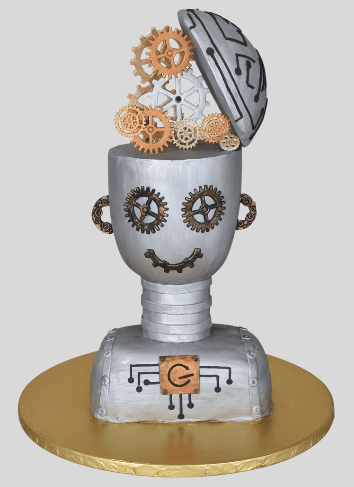 Superb Robots Cake