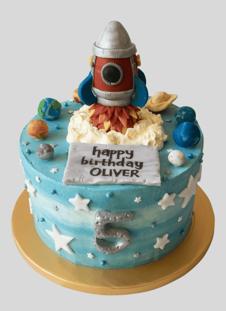 Charming Rocket Cake