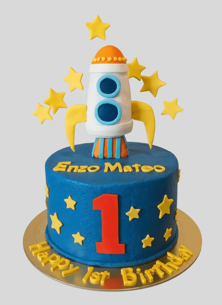 Classy Rocket Cake