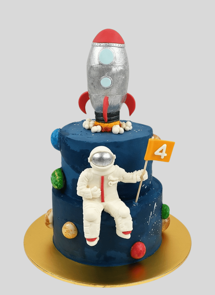 Cute Rocket Cake