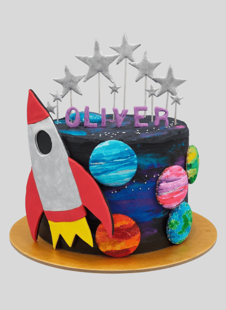 Elegant Rocket Cake