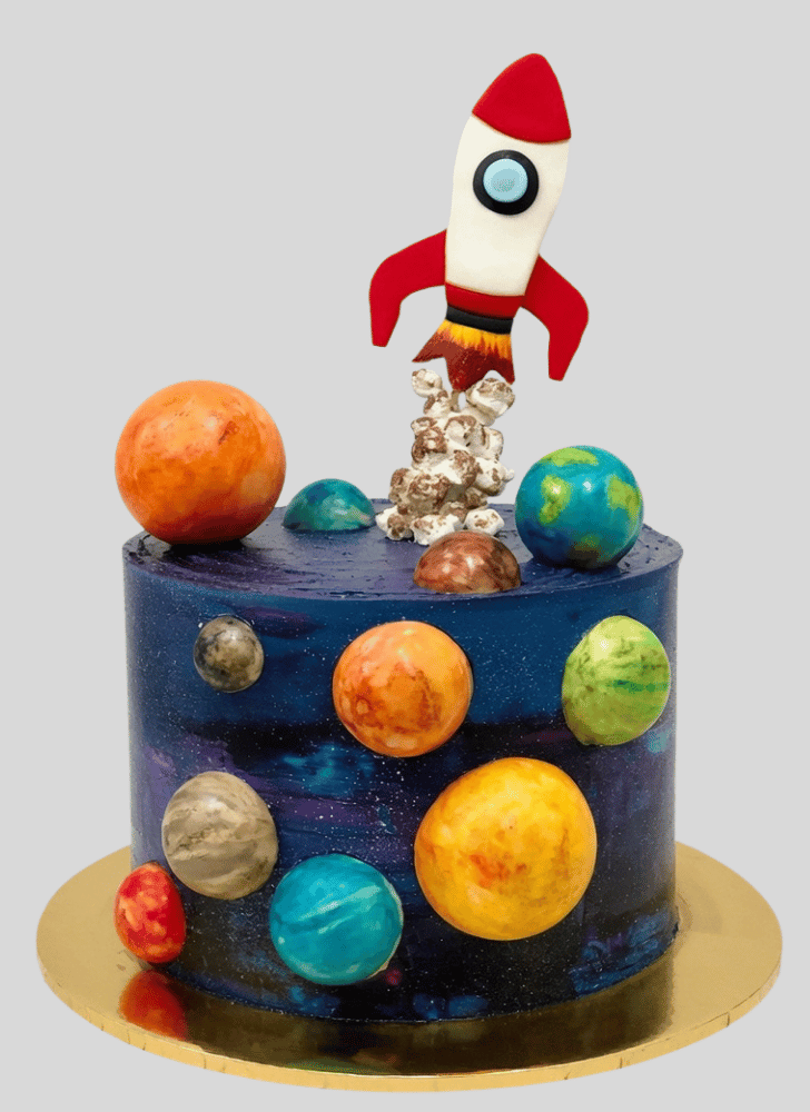 Graceful Rocket Cake