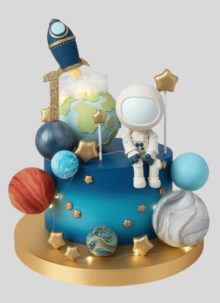 Handsome Rocket Cake