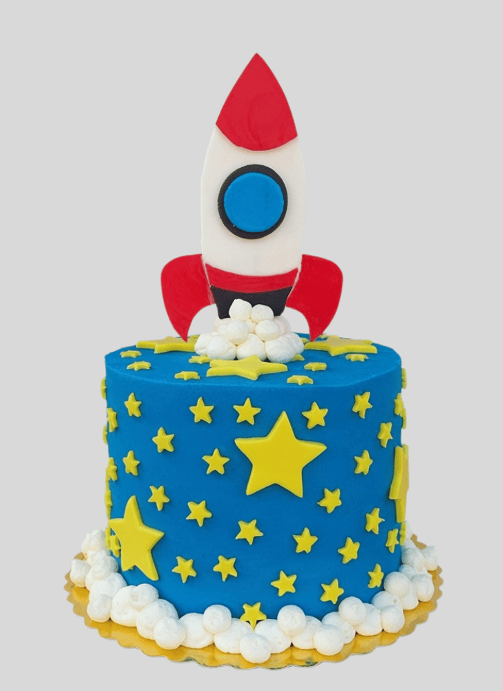 Inviting Rocket Cake