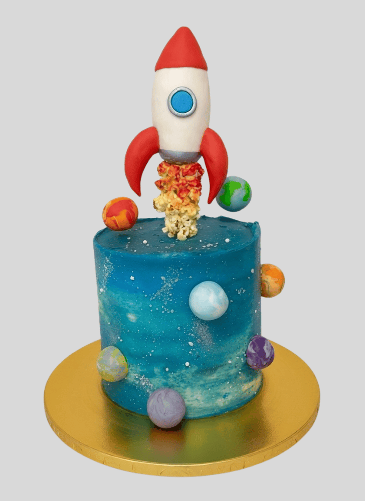 Radiant Rocket Cake