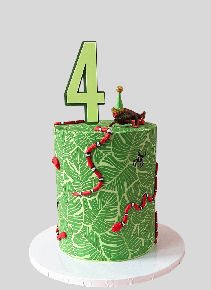 Adorable Snake Cake