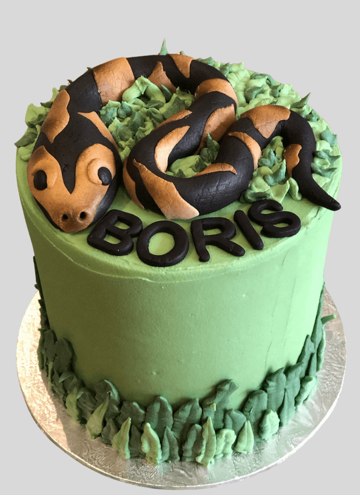 Alluring Snake Cake