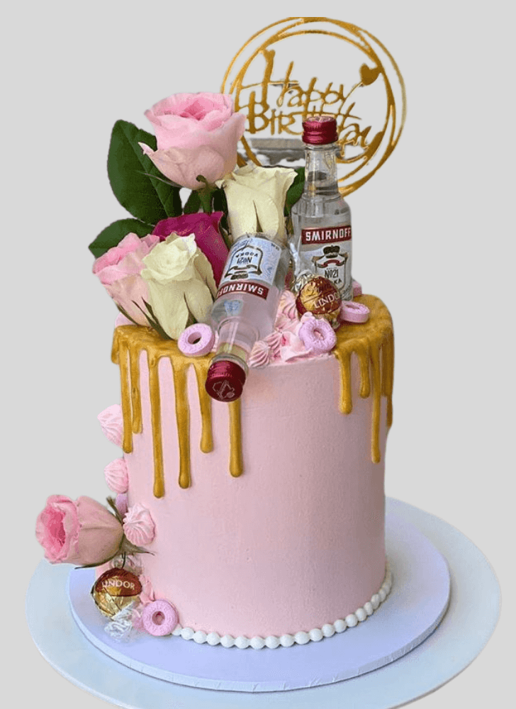 Admirable Vodka Cake Design