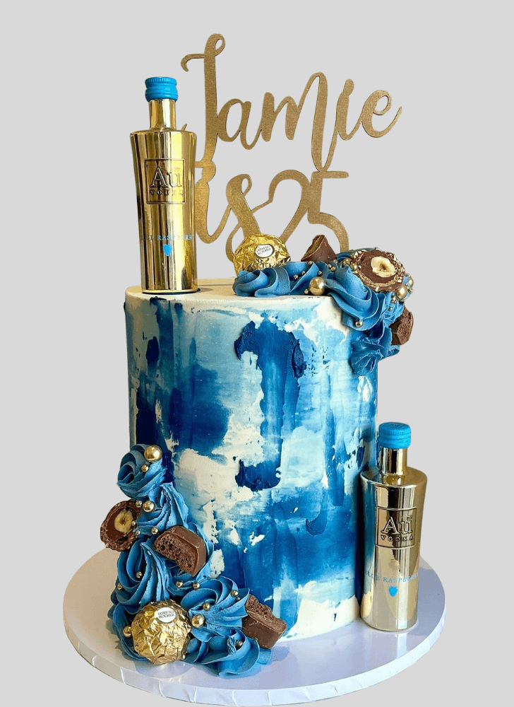 Alluring Vodka Cake