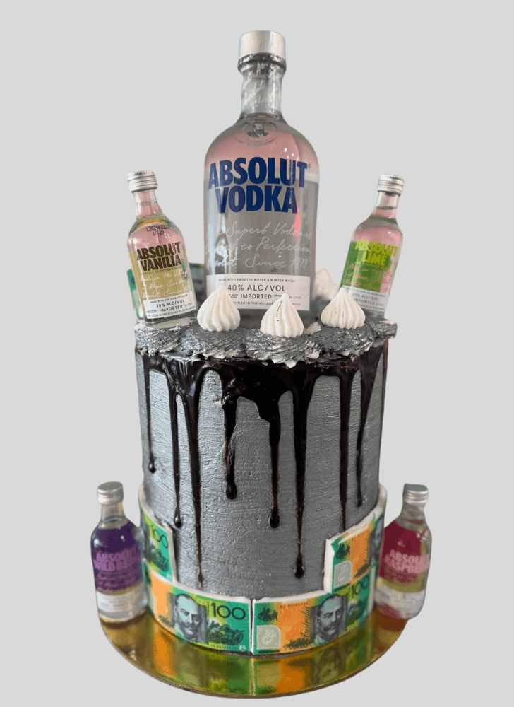 Lovely Vodka Cake Design
