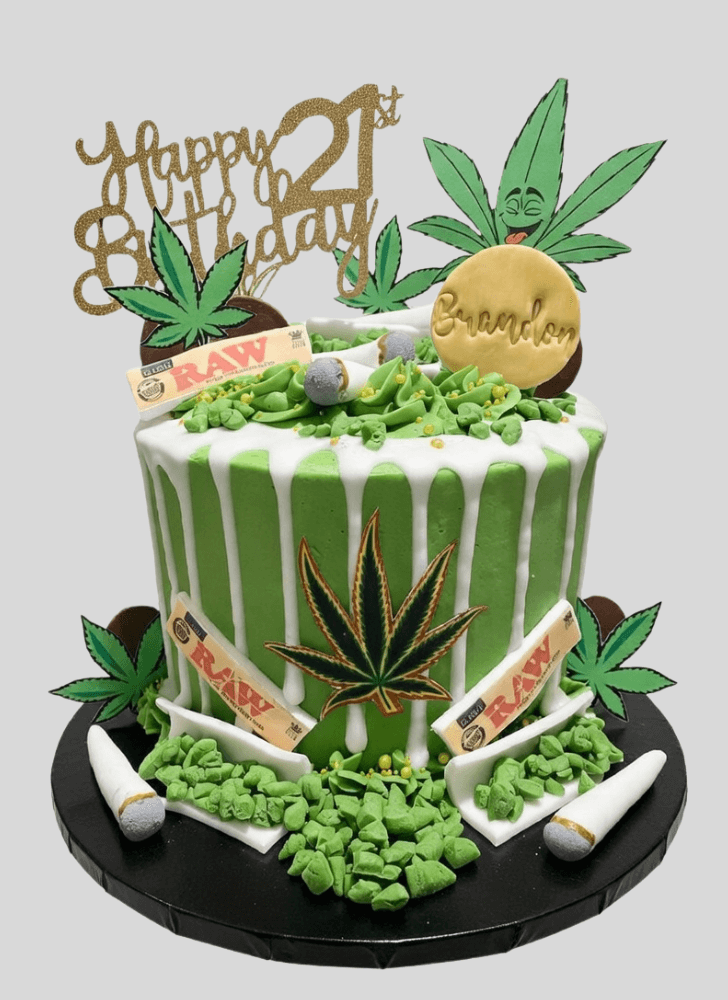 Adorable Weed Cake