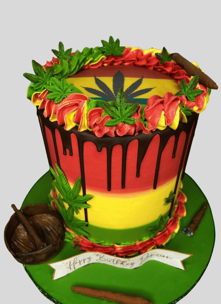 Pretty Weed Cake