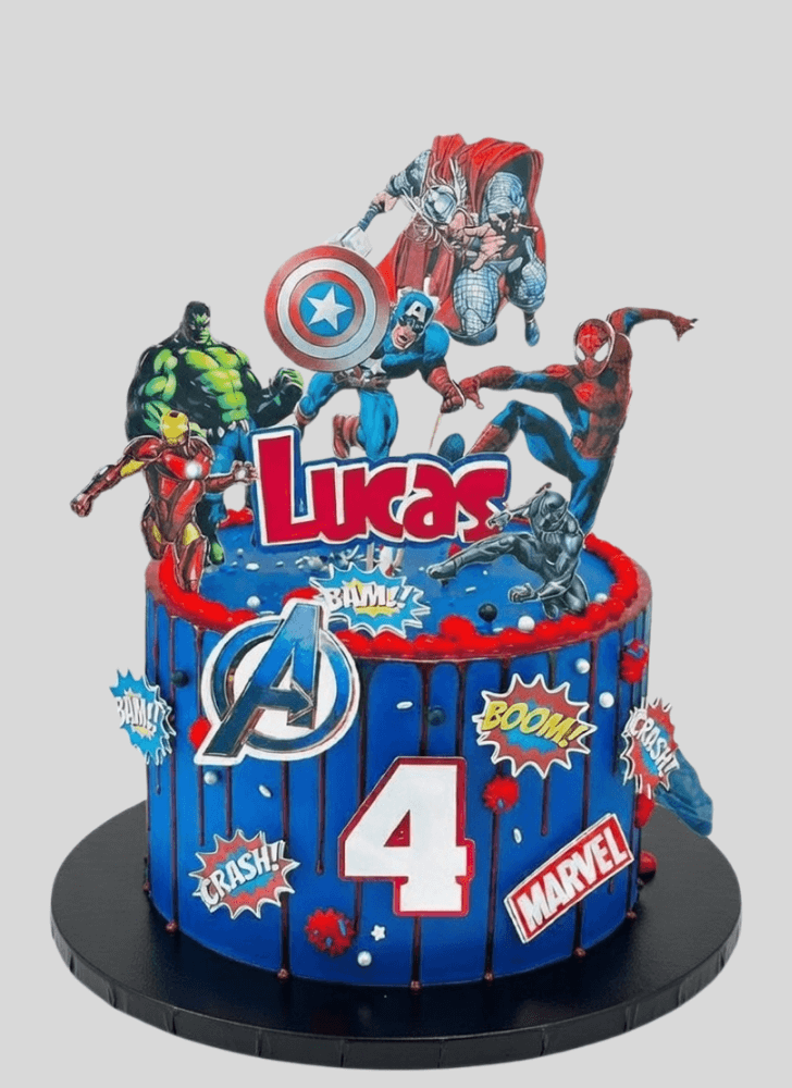 Adorable Avengers Cake