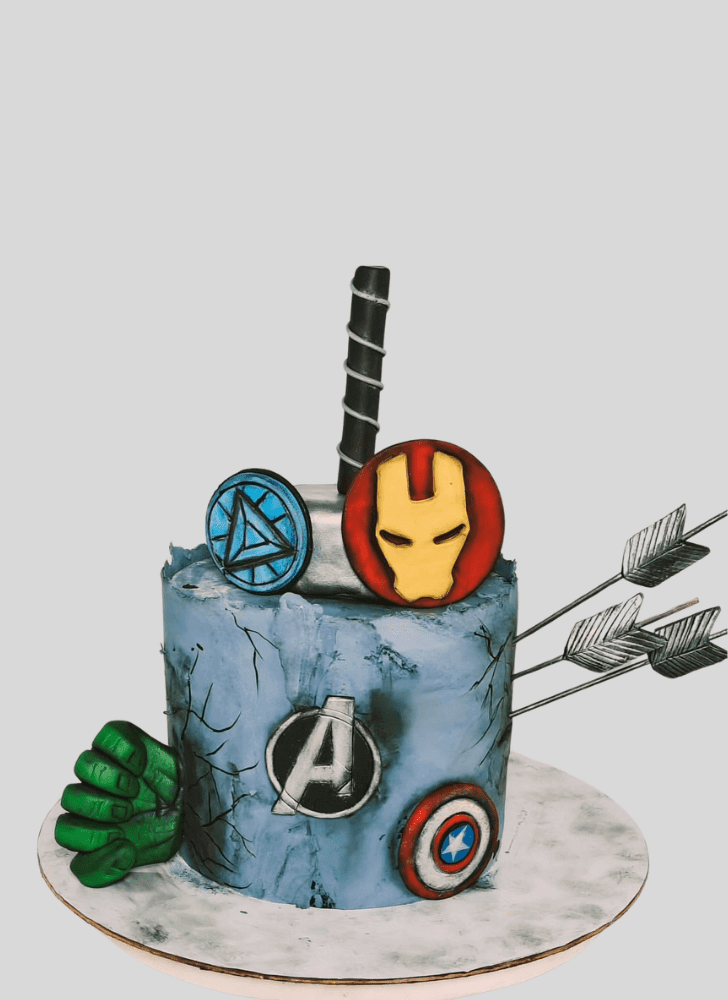 Delightful Avengers Cake