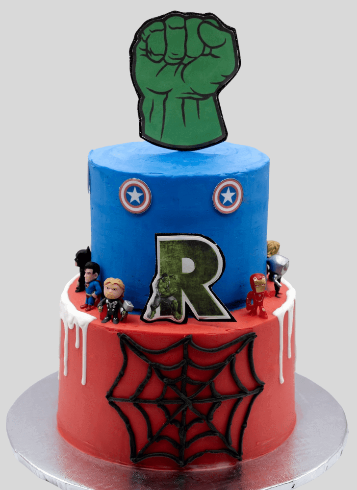 Fascinating Avengers Cake