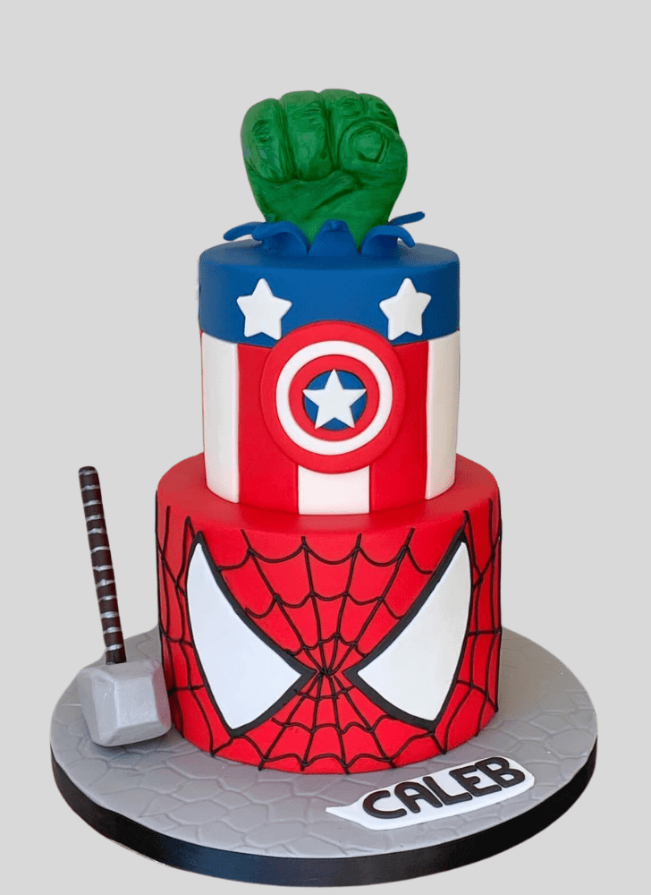 Fetching Avengers Cake