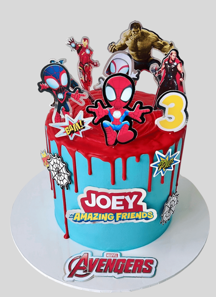Gorgeous Avengers Cake