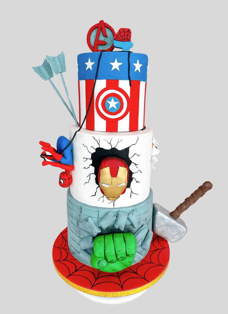 Ravishing Avengers Cake