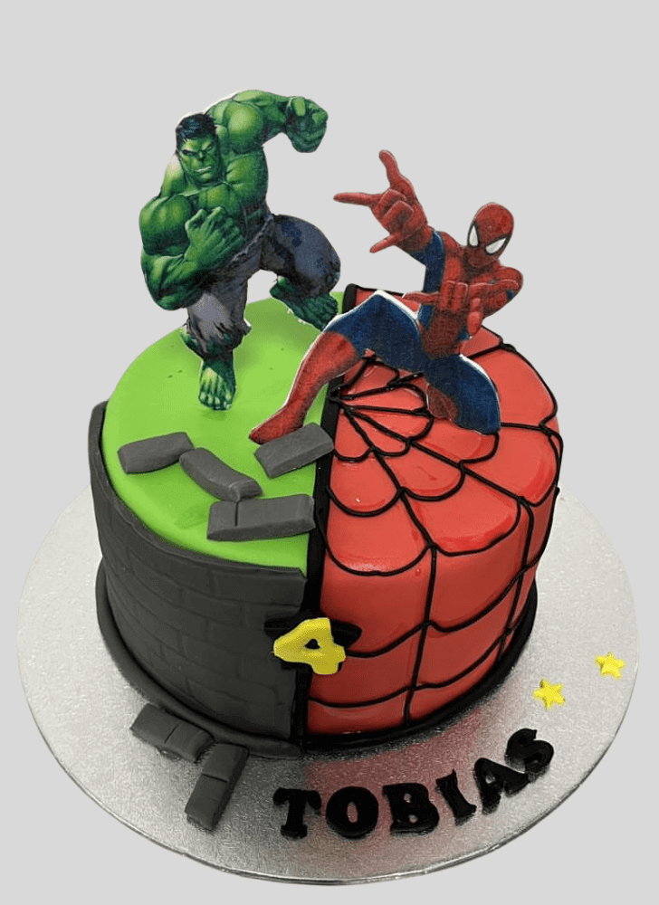Refined Avengers Cake