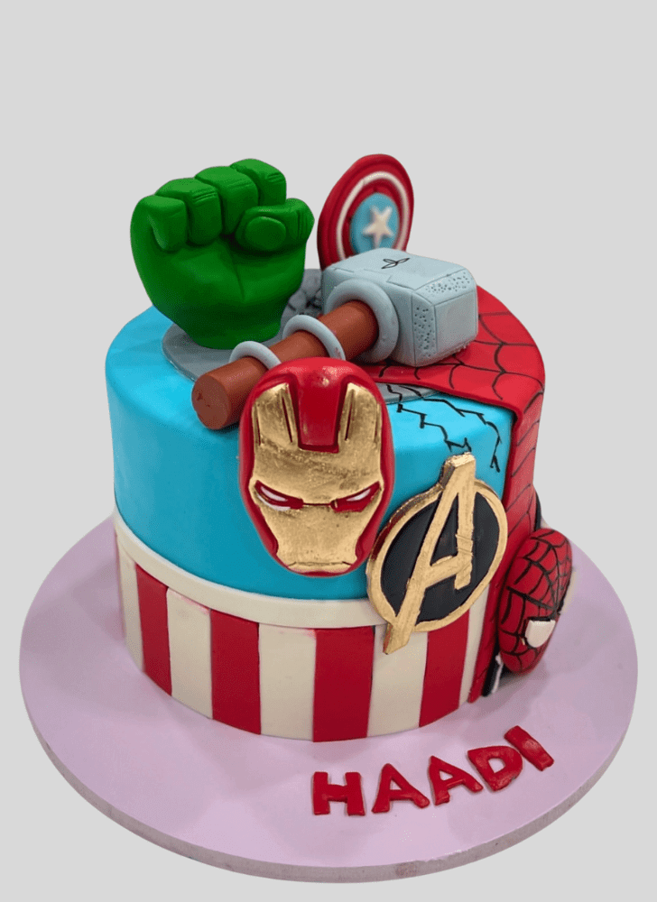 Resplendent Avengers Cake