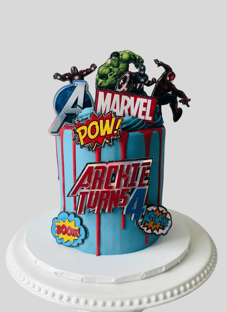 Stunning Avengers Cake