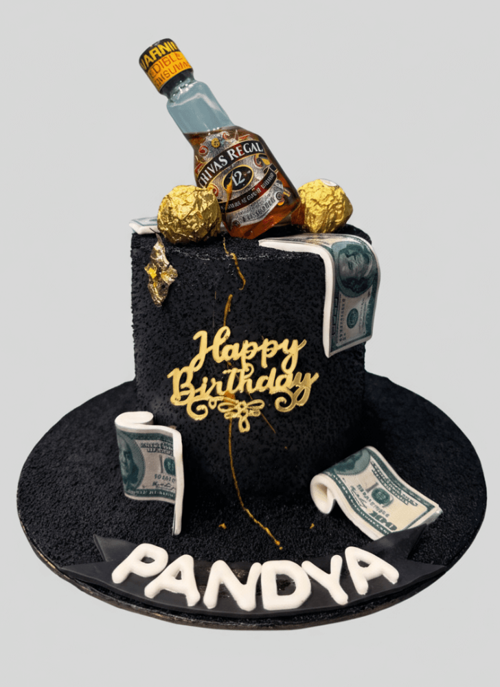 Alluring Bottle Cake