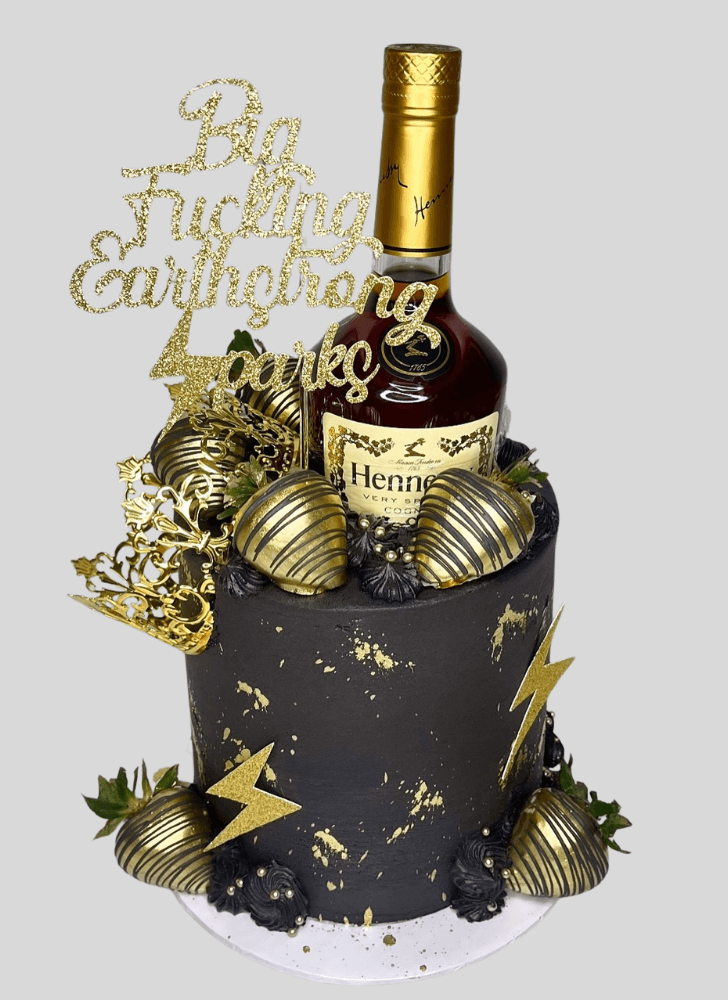 Captivating Bottle Cake