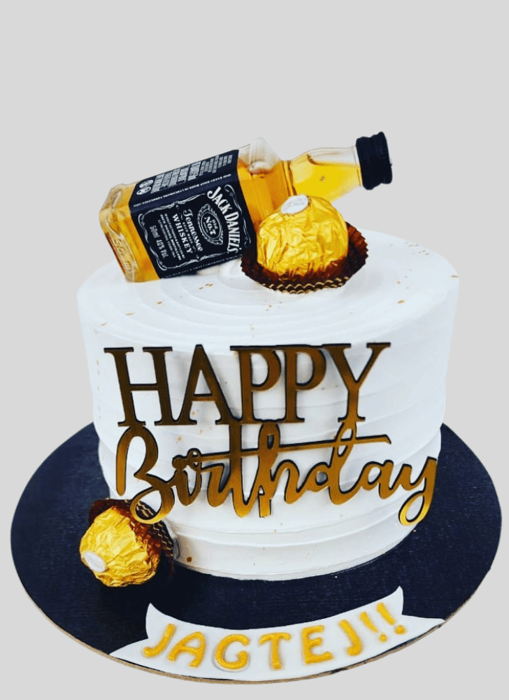 Classy Bottle Cake