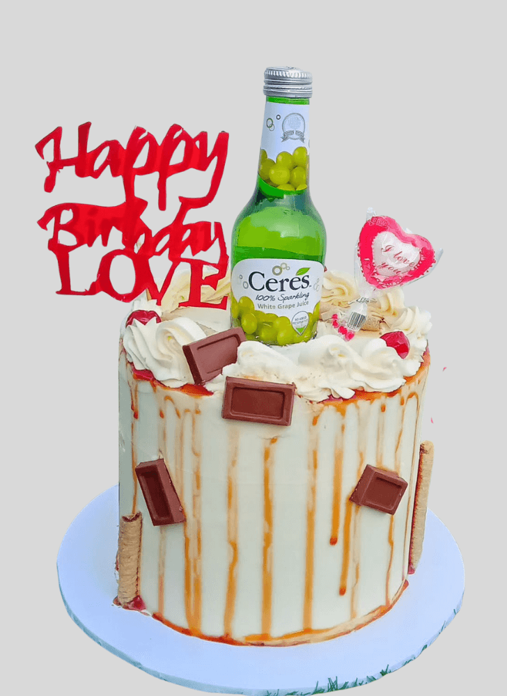 Delicate Bottle Cake