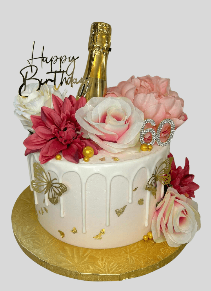 Elegant Bottle Cake