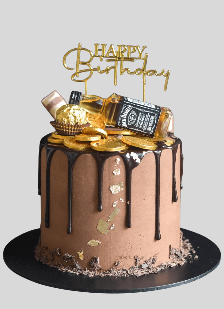 Enticing Bottle Cake