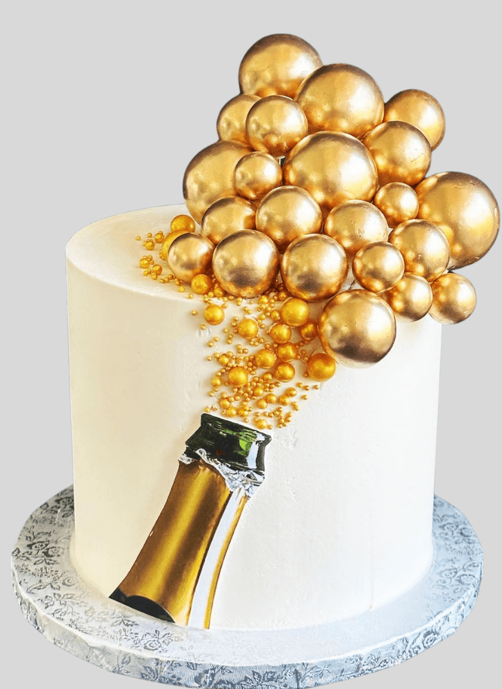 Graceful Bottle Cake