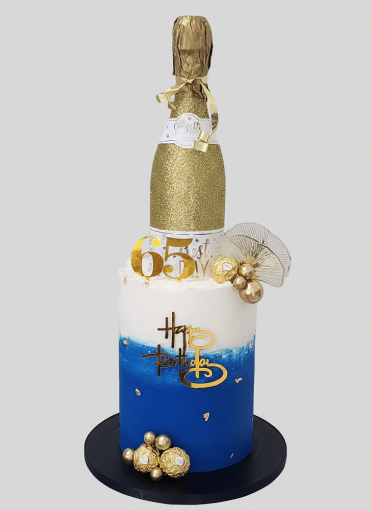 Wonderful Bottle Cake Design