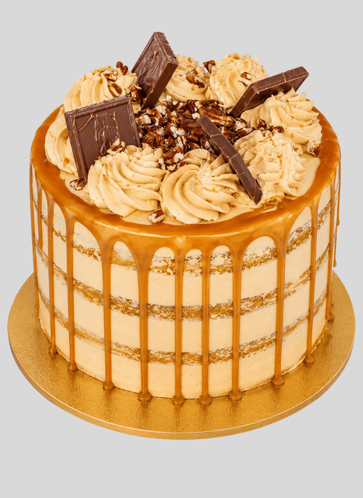 Admirable Caramel Cake Design